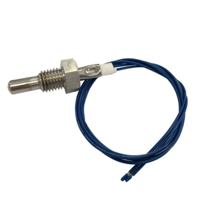 Thread head shell temperature sensor for microwave oven