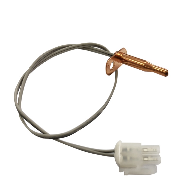 Copper case temperature sensor for toilet and oven
